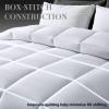 imageDOWNCOOL Comforters Queen Size Duvet InsertSage Green All Season Duvet Lightweight Quilt Down Alternative Hotel Comforter with Corner Tabs Sage Green Queen 88x92 InchesWhite