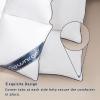 imageDOWNCOOL Goose Feather Down Comforter Queen Size  750 Fill Power Duvet Insert  Ultra Soft Hotel Collection Comforter
