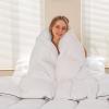 imageDOWNCOOL Goose Feather Down Comforter Queen Size  750 Fill Power Duvet Insert  Ultra Soft Hotel Collection Comforter