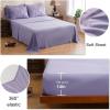 imageDOWNCOOL Lavender Purple Queen Comforter Set 7 Piece Pintuck Bed in A Bag Queen Pinch Pleat Bed SetAll Season Bedding Sets with Comforter Flat Sheet Fitted Sheet Pillowcases ampamp ShamsLavender Purple