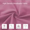 imageDOWNCOOL Luxury Full Body Pillow Insert with Fiber Cover  Ultra Soft Body Pillow for Sleeping  Breathable Long Bed Pillow Insert 20quotx54quotBlack with CoverPink