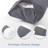 imageDOWNCOOL Luxury Full Body Pillow Insert with Fiber Cover  Ultra Soft Body Pillow for Sleeping  Breathable Long Bed Pillow Insert 20quotx54quotBlack with CoverGrey