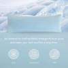 imageDOWNCOOL Luxury Full Body Pillow Insert with Fiber Cover  Ultra Soft Body Pillow for Sleeping  Breathable Long Bed Pillow Insert 20quotx54quotBlack with CoverCoolingblue