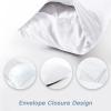 imageDOWNCOOL Luxury Full Body Pillow Insert with Fiber Cover  Ultra Soft Body Pillow for Sleeping  Breathable Long Bed Pillow Insert 20quotx54quotBlack with CoverWhite