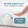 imageDOWNCOOL Luxury Full Body Pillow Insert with Fiber Cover  Ultra Soft Body Pillow for Sleeping  Breathable Long Bed Pillow Insert 20quotx54quotBlack with CoverWhite