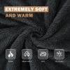 imageDOWNCOOL Luxury Full Body Pillow Insert with Fiber Cover  Ultra Soft Body Pillow for Sleeping  Breathable Long Bed Pillow Insert 20quotx54quotBlack with CoverFaux Furgrey