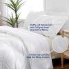 imageDOWNCOOL Queen Comforter Set  3 Pieces Cute Pinch Pleat Bed Set Soft Fluffy Comforters Queen Size Black Down Alternative Bedding Comforter Sets for All Season 1 Comforter ampamp 2 PillowcasesWhite