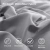 imageDOWNCOOL Queen Comforter Set  3 Pieces Cute Pinch Pleat Bed Set Soft Fluffy Comforters Queen Size Black Down Alternative Bedding Comforter Sets for All Season 1 Comforter ampamp 2 PillowcasesGrey