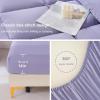 imageDOWNCOOL Queen Comforter Set 7 Pieces Bedding Sets Queen Pink All Season Down Alternative Bed in a Bag Queen with Comforter Flat Sheet Fitted Sheet 2 Pillow Shams ampamp 2 PillowcasesPurple