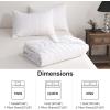 imageDOWNCOOL White Queen Quilt Bedding Set 3Pcs Ultrasonic Process Leaf Texture Pattern Queen Quilt Set Soft Lightweight Bedspread Coverlet All Season Queen Size Quilt90quotx96quotampamp 2 Pillow Shams01 White