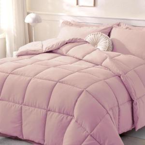 imageDOWNCOOL Comforters Queen Size Duvet InsertSage Green All Season Duvet Lightweight Quilt Down Alternative Hotel Comforter with Corner Tabs Sage Green Queen 88x92 InchesPink