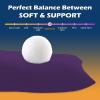 imageDOWNCOOL Full Body Pillow for Adults Ultra Soft Long Bed Pillow with Removable Cover Cooling Breathable Polyester Microfiber Large Body Pillow 20x54 inch with CoverPurple