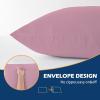 imageDOWNCOOL Full Body Pillow for Adults Ultra Soft Long Bed Pillow with Removable Cover Cooling Breathable Polyester Microfiber Large Body Pillow 20x54 inch with CoverPink