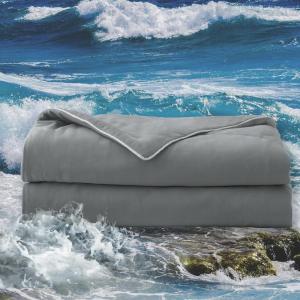 imageDOWNCOOL Cooling Comforter Grey Cooling Comforter Queen Size Cooling Duvet for Hot Sleeper Breathable Summer Quilt Lightweight Soft QMaxampgt04 ArcChill Cool Comforter90quotX90quotGrey