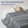 imageDOWNCOOL Cooling Blanket Queen Size Pink Summer Comforter for Hot Sleeper and Night Sweats Lightweight Soft QMaxampgt04 ArcChill Cool BlanketGrey