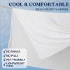 imageDOWNCOOL Cooling Blanket Queen Size Pink Summer Comforter for Hot Sleeper and Night Sweats Lightweight Soft QMaxampgt04 ArcChill Cool BlanketWhite