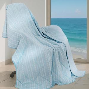 imageDOWNCOOL Cooling Comforter Cream White Cooling Blanket Queen Size Cooling Duvet for Hot Sleeper Breathable Summer Quilt Lightweight Soft QMaxampgt04 ArcChill Cool Comforter90quotX90quot02bohemiaPeacock Blue