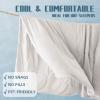 image:imageDOWNCOOL Cooling Comforter Queen Size Green Cooling Blanket for Hot Sleeper Lightweight amp Breathable Blanket for Night SweatsDualSide Cooling Summer Bedding90X9001cream White