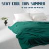 image:imageDOWNCOOL Cooling Comforter Queen Size Green Cooling Blanket for Hot Sleeper Lightweight amp Breathable Blanket for Night SweatsDualSide Cooling Summer Bedding90X9003green