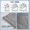 image:imageDOWNCOOL Cooling Comforter Queen Size Green Cooling Blanket for Hot Sleeper Lightweight amp Breathable Blanket for Night SweatsDualSide Cooling Summer Bedding90X9001grey