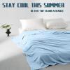 image:imageDOWNCOOL Cooling Comforter Queen Size Green Cooling Blanket for Hot Sleeper Lightweight amp Breathable Blanket for Night SweatsDualSide Cooling Summer Bedding90X9001blue