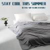 image:imageDOWNCOOL Cooling Comforter Queen Size Green Cooling Blanket for Hot Sleeper Lightweight amp Breathable Blanket for Night SweatsDualSide Cooling Summer Bedding90X9001grey