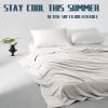 image:imageDOWNCOOL Cooling Comforter Queen Size Green Cooling Blanket for Hot Sleeper Lightweight amp Breathable Blanket for Night SweatsDualSide Cooling Summer Bedding90X9001cream White