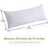 image:imageDOWNCOOL 1 Comforter Queen Size and 1 Body Pillow InsertDown Alternative Hotel Comforter with Corner Tabs