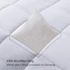 image:imageDOWNCOOL 1 Comforter Queen Size and 1 Body Pillow InsertDown Alternative Hotel Comforter with Corner Tabs