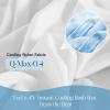 image:imageDOWNCOOL 4Piece Cooling Sheet Set Full Size Cooling Bed Sheets for Hot Sleepers and Night Sweats QMaxgt04 Soft amp Breathable Summer Bedding Sheets Deep Pocket Up to 15 GreyWhite
