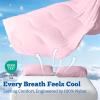 image:imageDOWNCOOL Cooling Comforter Set Queen SizeLightweight Blanket for Hot Sleepers10cm Cooling Pillowcases3 Pieces Bedding Sets UltraCool Fabric with MoistureWicking amp QuickDryGrey9090Pink