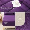 image:imageDOWNCOOL Full Size Comforter Sets 7Pcs Full Size Bedding Sets Dark Purple All Season Down Alternative Bedding Comforter Sets with Comforter Flat Sheet Fitted Sheet 2 Pillow Shams amp 2 PillowcasesDark Purple