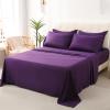 image:imageDOWNCOOL Full Size Comforter Sets 7Pcs Full Size Bedding Sets Dark Purple All Season Down Alternative Bedding Comforter Sets with Comforter Flat Sheet Fitted Sheet 2 Pillow Shams amp 2 PillowcasesDark Purple