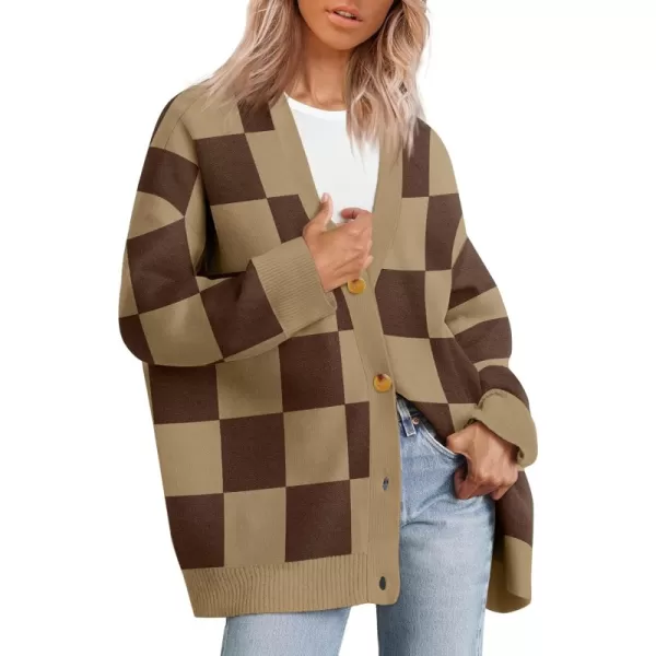 Plaid-khaki Brown