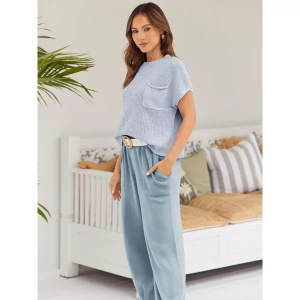 LILLUSORY 2 Piece Knit Sets For Women Trendy Sweatsuit Sets