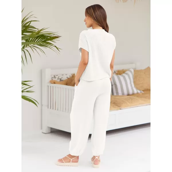 LILLUSORY 2 Piece Knit Sets For Women Trendy Sweatsuit Sets