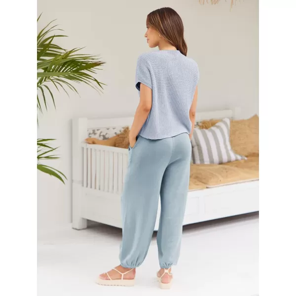 LILLUSORY 2 Piece Knit Sets For Women Trendy Sweatsuit Sets