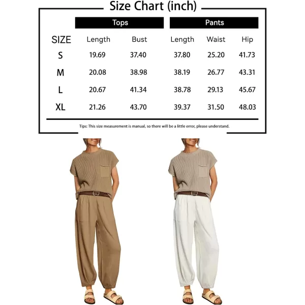 LILLUSORY 2 Piece Knit Sets For Women Trendy Sweatsuit Sets