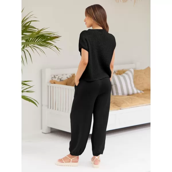 LILLUSORY 2 Piece Knit Sets For Women Trendy Sweatsuit Sets