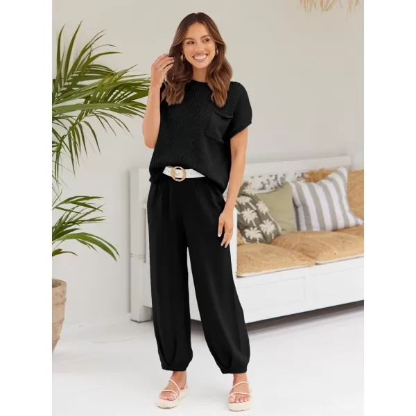 LILLUSORY 2 Piece Knit Sets For Women Trendy Sweatsuit Sets