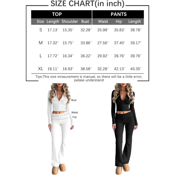 LILLUSORY 2 Piece Knit Sets For Women's Trendy Slim Fit Hooded Sweatsuit Sets