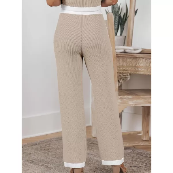 LILLUSORY 2 Piece Knit Sets Women's Summer Vest Sweatsuit Sets