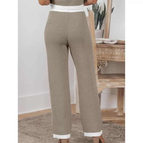 LILLUSORY 2 Piece Knit Sets Women's Summer Vest Sweatsuit Sets