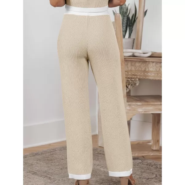 LILLUSORY 2 Piece Knit Sets Women's Summer Vest Sweatsuit Sets