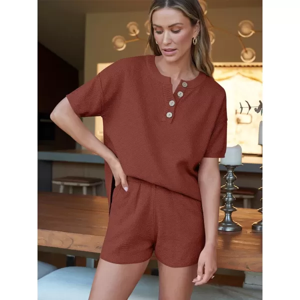 LILLUSORY Knit Matching Set Women's 2 Piece Outfits Lounge