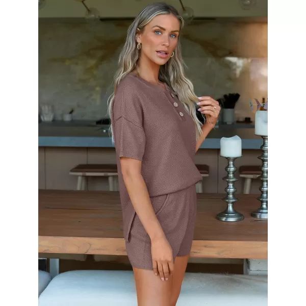 LILLUSORY Knit Matching Set Women's 2 Piece Outfits Lounge