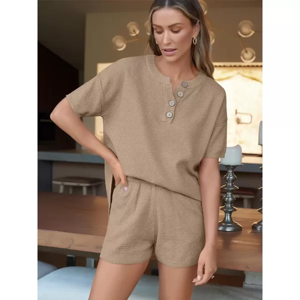 LILLUSORY Knit Matching Set Women's 2 Piece Outfits Lounge
