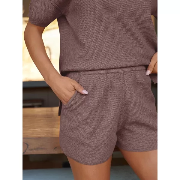 LILLUSORY Knit Matching Set Women's 2 Piece Outfits Lounge