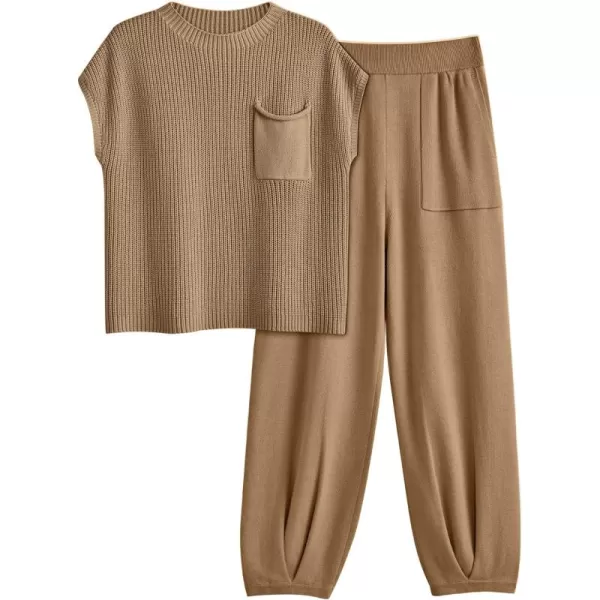 LILLUSORY 2 Piece Knit Sets For Women Trendy Sweatsuit Sets