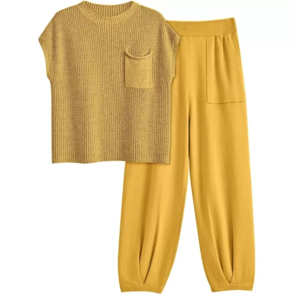 LILLUSORY 2 Piece Knit Sets For Women Trendy Sweatsuit Sets